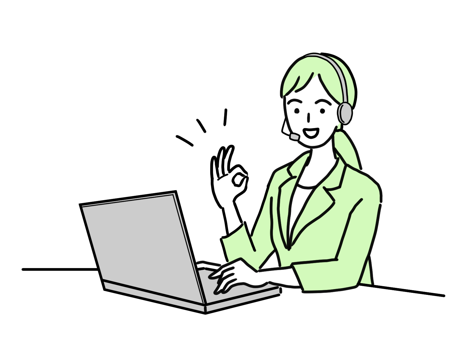 福ちゃんのオペレーターが出張予約を受け付けた所の画像